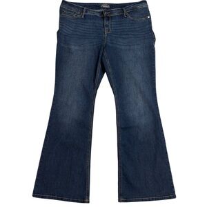 Torrid Super Stretch Luxe Slim Boot Cut 5 Pocket Button Zip Close Jeans 20/22